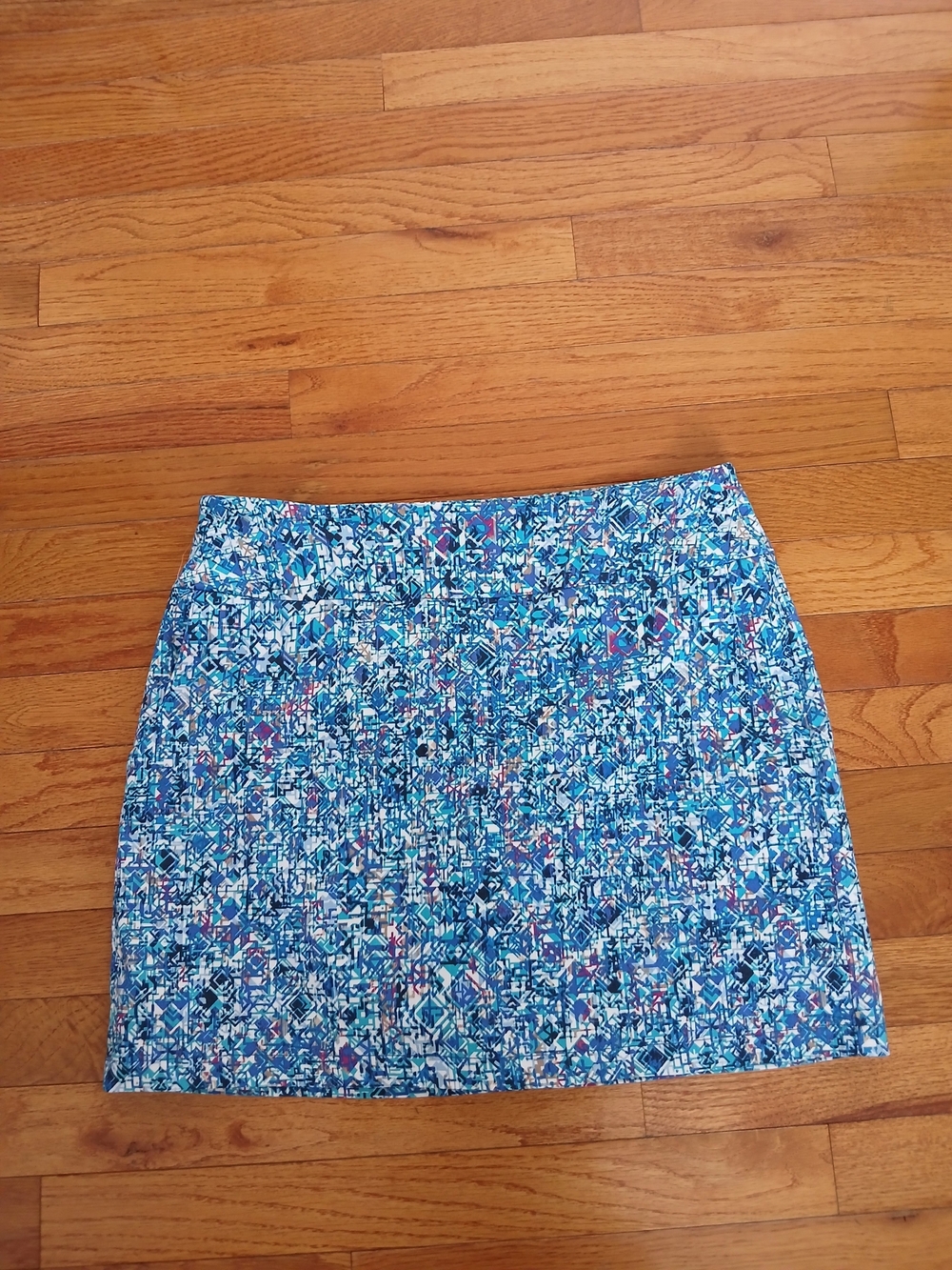Attyre Blue Multi-Pattern Skort - Picture 6 of 6